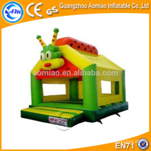 Parque de diversiones uso aire bouncer, salto inflable gratis trampolines